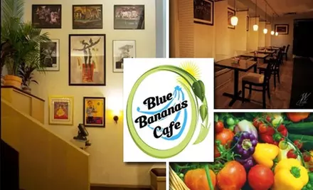 $15 for $30 Worth of Caribbean Cuisine and Cocktails at Blue Bananas Cafe - Primary Image