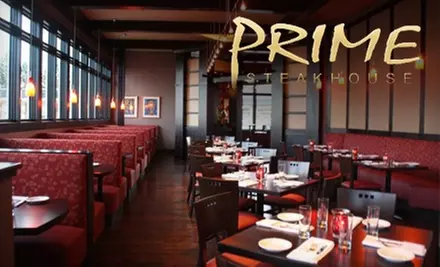 $20 for $40 Worth of Gourmet Fare and Drinks at Prime Steakhouse - Primary Image
