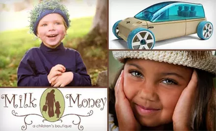 $20 for $45 Worth of Children's Clothing, Accessories, Toys, and More at Milk Money Boutique  - Primary Image