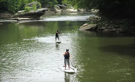 $99 for a Guided Two-Hour Standup Paddleboard Tour for Up to Four from SurfSUP Adventures in Sarver (Up to $260 Value) - Primary Image