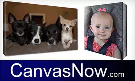 $45 To Turn Any Photo Into a 16" x 20" x 1.5" Gallery-Wrapped Canvas from CanvasNow.com ($126.95 Value) - Primary Image