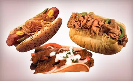 $5 for $10 Worth of Hot Dogs, Sandwiches, and Thirst Quenchers at Pam's Chicago Style Dogs & More - Primary Image