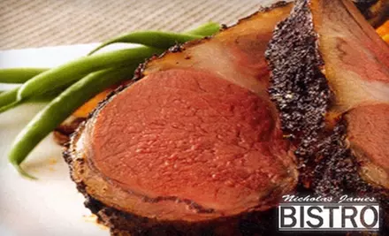 $25 for $50 Worth of Seasonal American Fare at Nicholas James Bistro (or $12 for $24 Worth of Lunch) - Primary Image