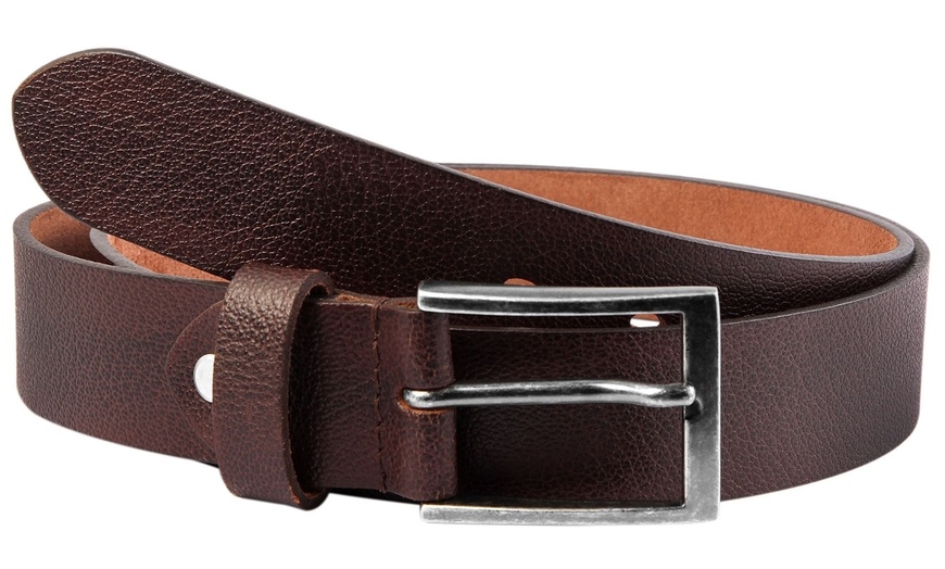 Image 3: Ceinture en cuir Leonardo Verrelli