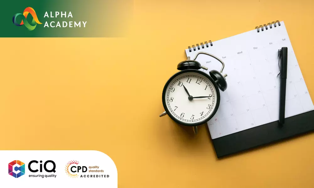 Time Management and Goals Setting Strategy from Alpha Academy with Up To 56% Off