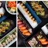 Image 2: Sushi Feast: 14, 28 or 44-Piece Platter with Starter/Dessert & Drink