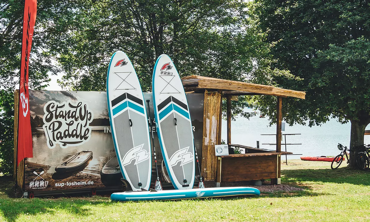 2 Std. Stand-Up-Paddel-Verleih für 1, 2 oder 4 Personen