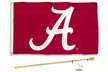 BSI Products NCAA 3' x 5' Flag and 60" Flag Pole Set - Second Medium