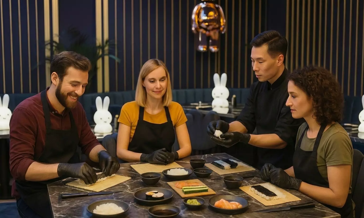 2 Std. Sushi-Workshop inkl. Sushi-Set zum Mitnehmen für 1-2 Personen