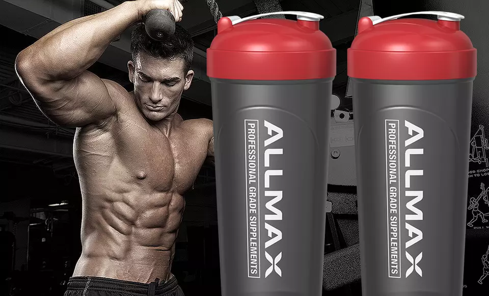 Allmax Nutrition Leak-Proof Shaker Bottle with Vortex Mixer (1- or 2-Pack) - Second Medium
