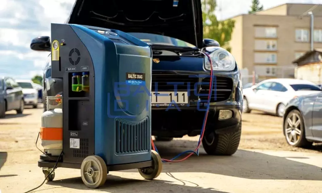 Recarga de aire acondicionado, con desinfección o pack premium
