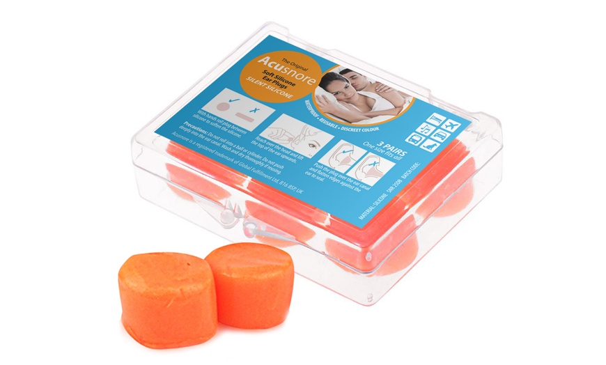 Image 4: Soft Silicone Earplugs