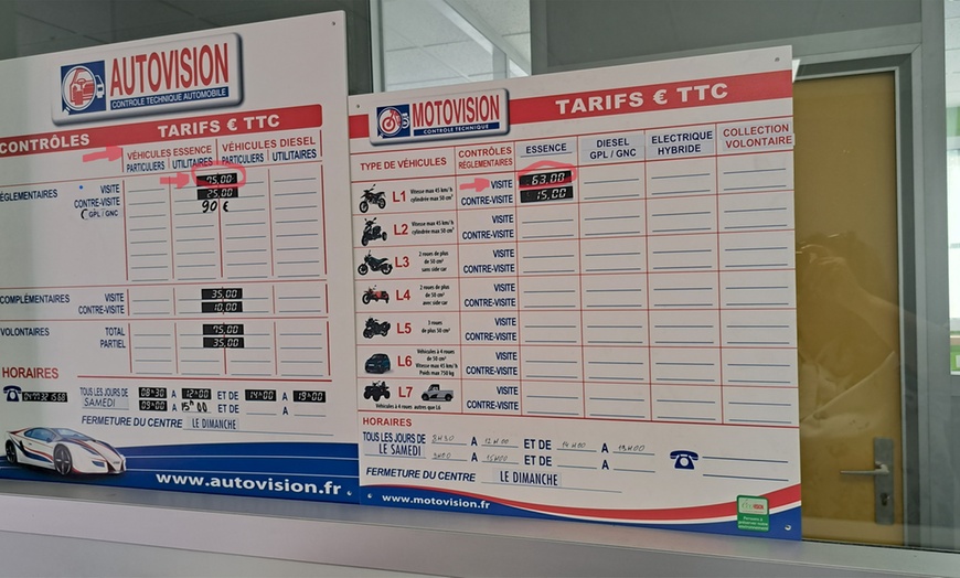 Image 6: Contrôle technique pour voiture ou 2 roues, 3 roues, quadricycles