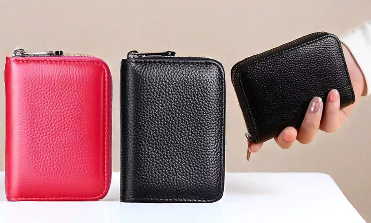 Tarjetero acordeón con cartera múltiple RFID - Primary Image