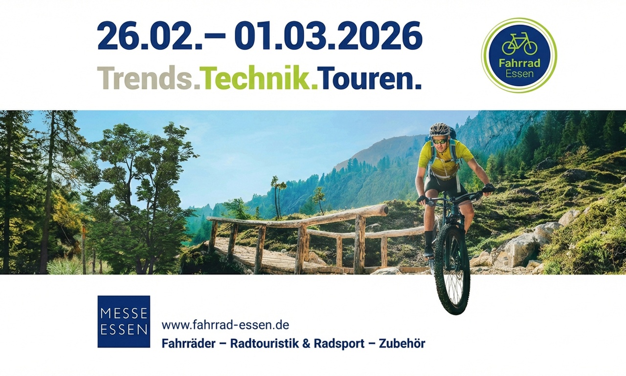 Tagesticket für die „Fahrrad Essen“ vom 26.02. bis 01.03.26 in Essen