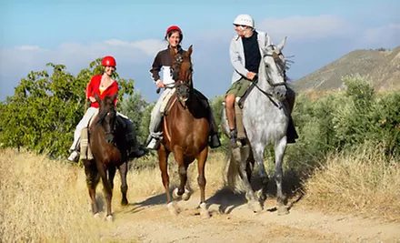 Guided Horseback Trail Ride for Two or Four at Green Acres Ranch in Temecula - Primary Image