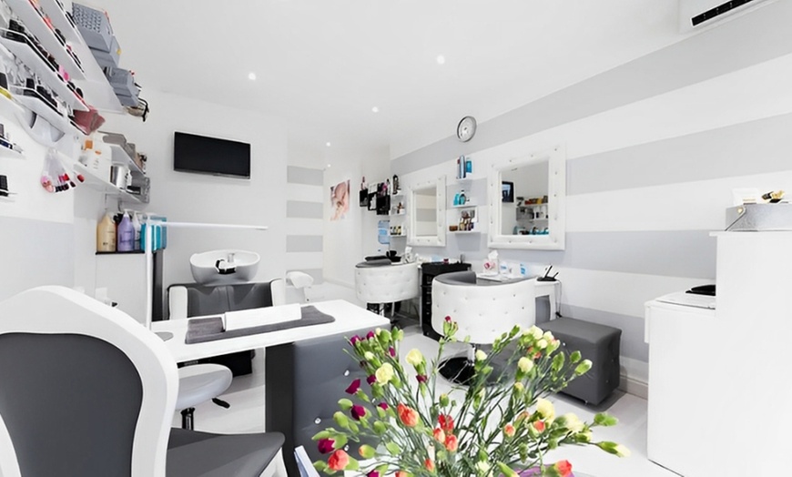 Image 3: Wash, Haircut & Blow-Dry with Full Head Color or Keratin Treatment