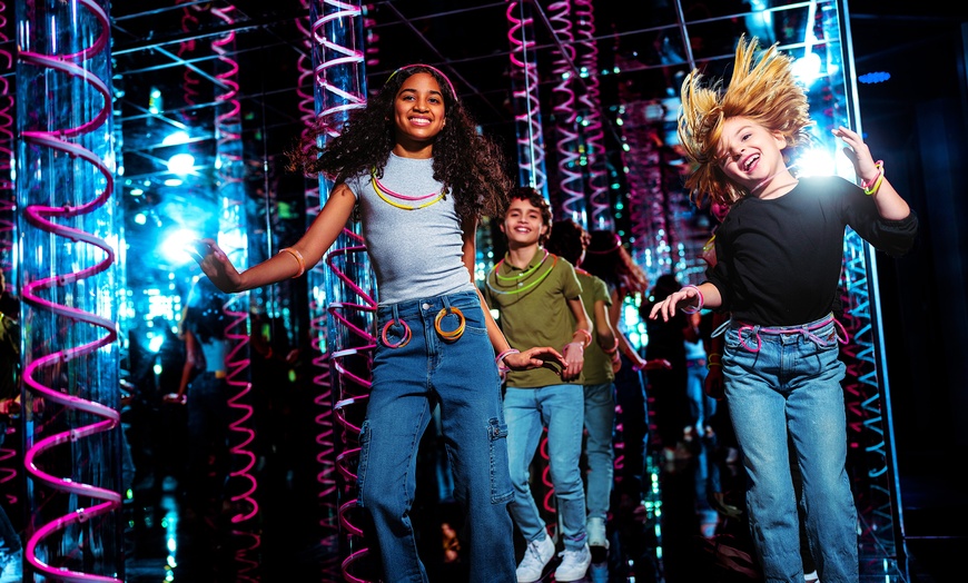 Image 1: Mirror Maze at American Dream: Get Lost in the Neon Lights!