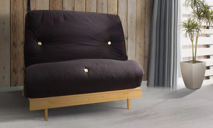 Image 44: Futon Frame and Mattress