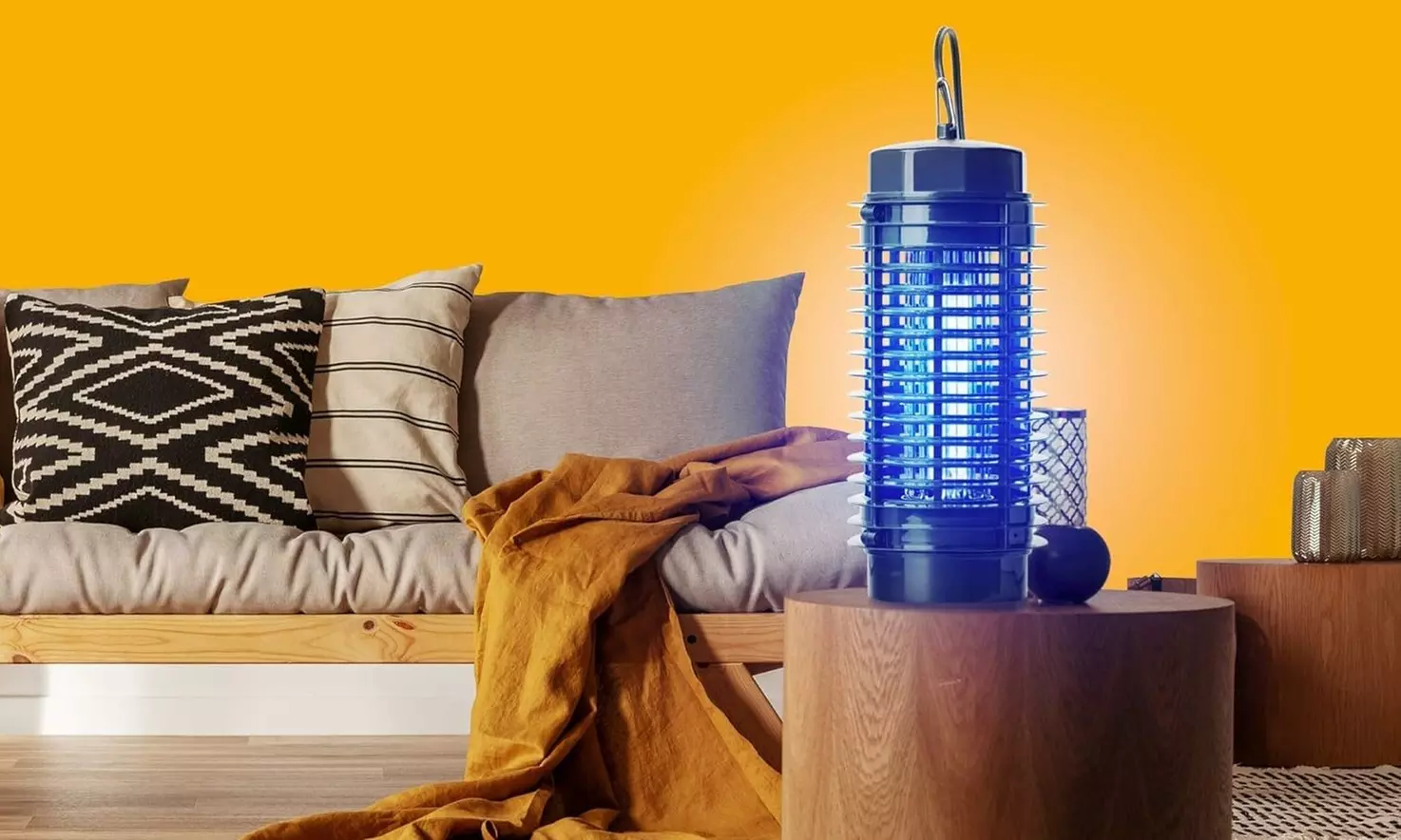 Indoor Bug Zapper for Home 1000V Fly Zapper Fruit Fly Killer - Primary Image