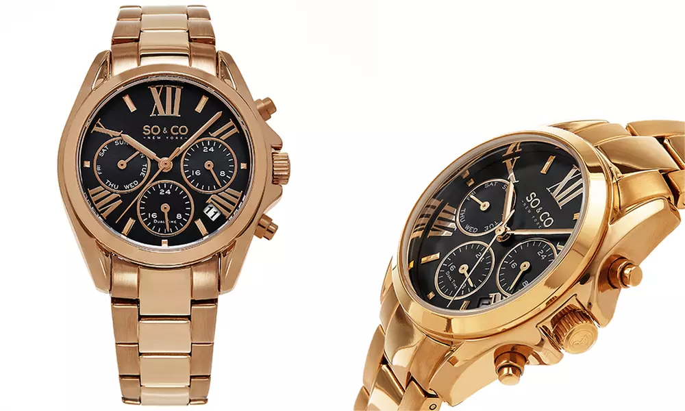 SO&CO New York Women's Multifunction Stainless Steel Watches - Second Medium