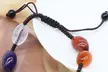 7 Chakra Stone Yoga Bracelet Reiki Healing Crystal Natural Stone Braided Rope - Second Medium