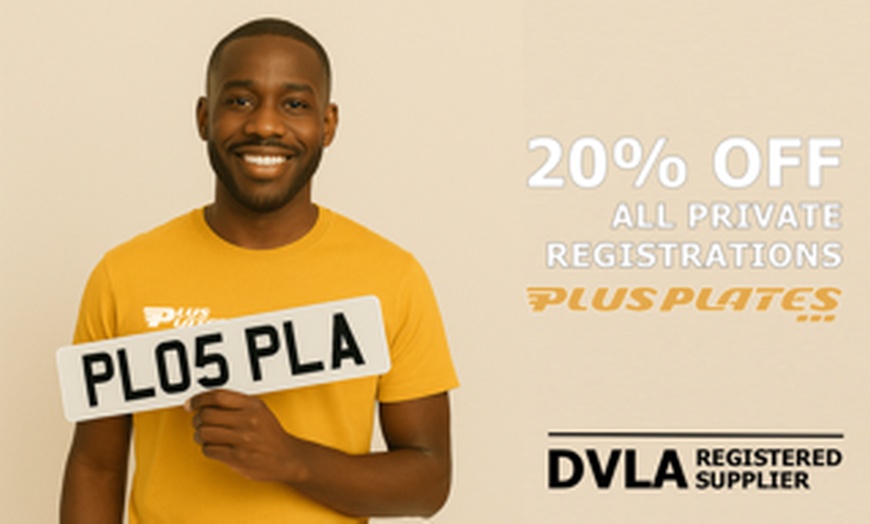 Image 4: Save 20% on Any Personalized Number Plate!