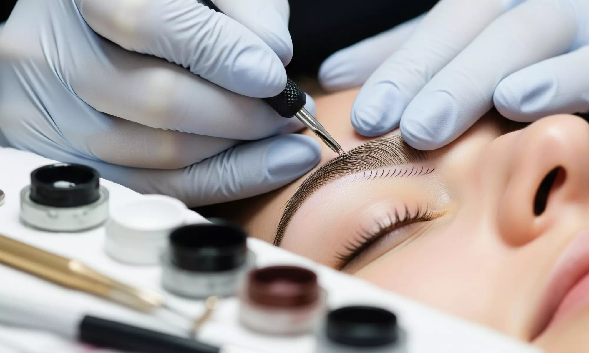 Microblading Session at Elizabeth Beauty and Laser – Professional Brow Enhancement