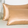 Image 3: 21 Momme Pure Silk Hotel Grade Pillowcase Pair