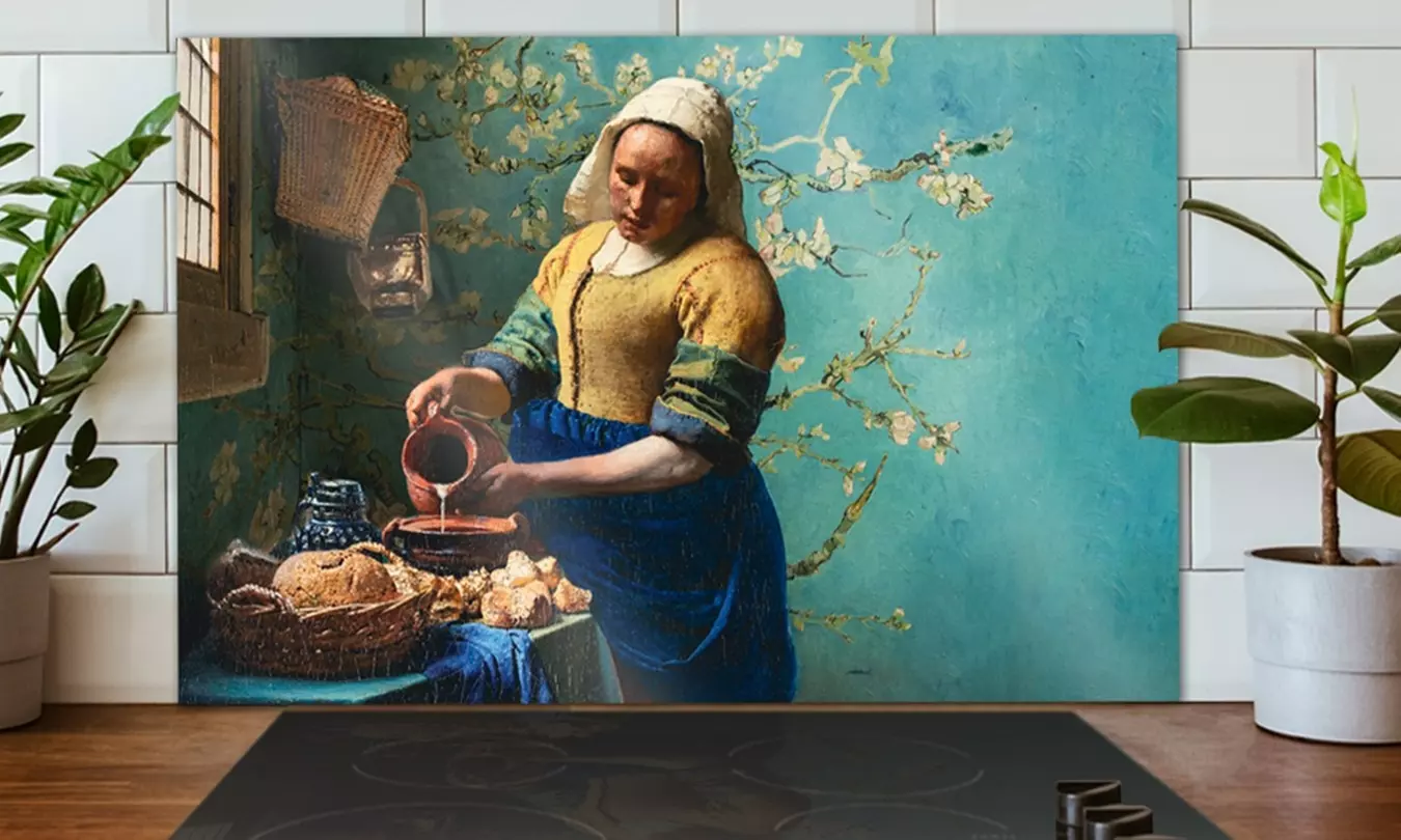 Aluminium spatscherm voor in de keuken