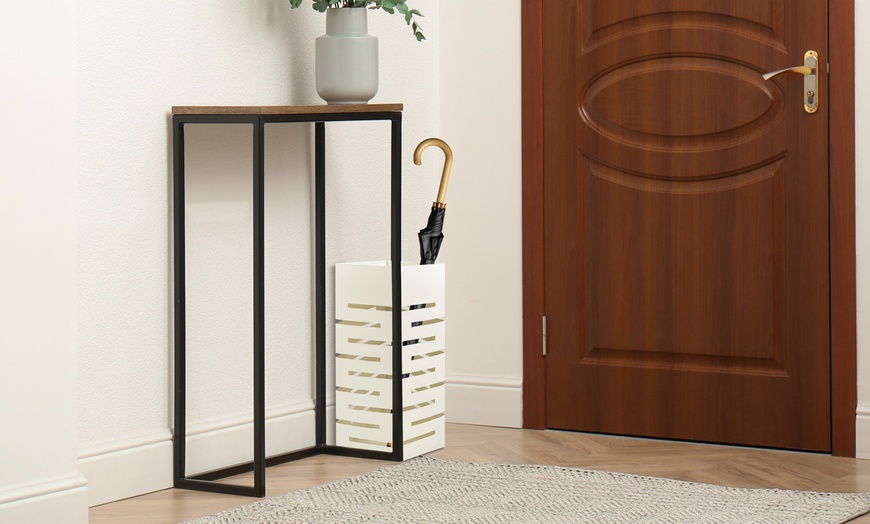 Image 39: Portaombrello in metallo moderno