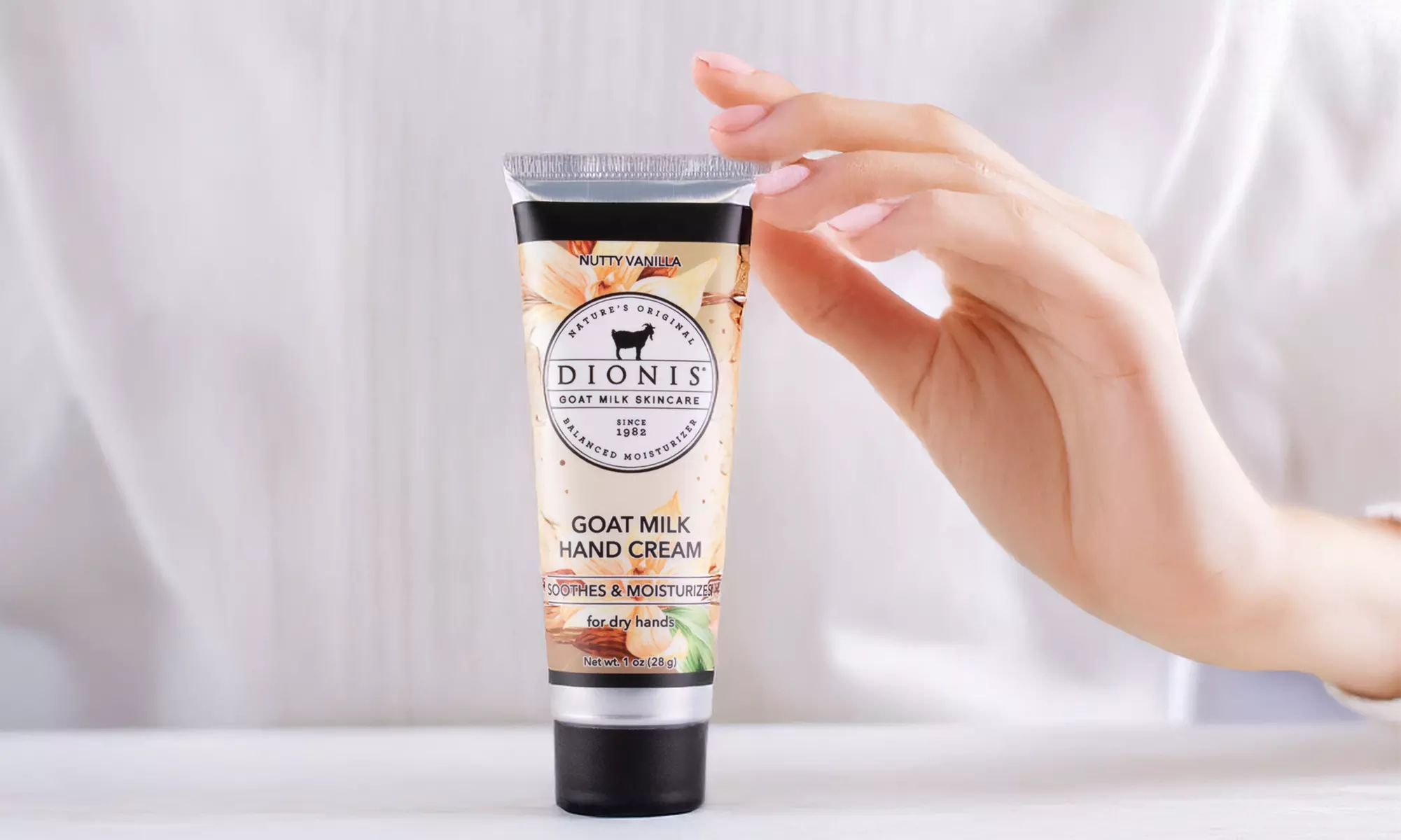 Dionis Nutty Vanilla Goat Milk Hand Cream Set of 6 (1 fl. oz of each)