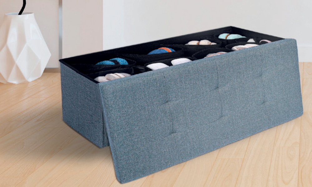 Pouf scarpiera componibile