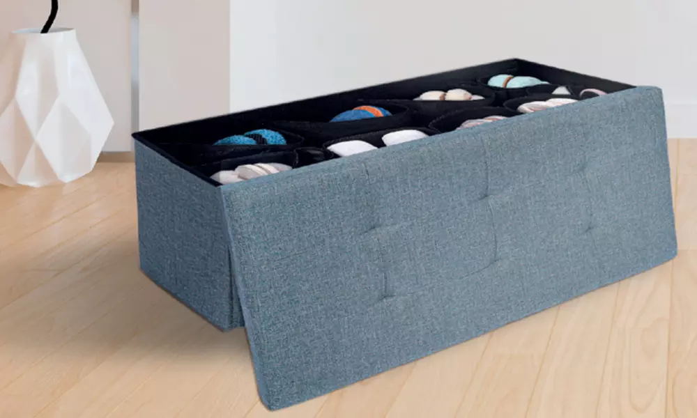 Pouf scarpiera componibile