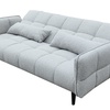 Image 14: DS Living Bello 2 Seater Sofa Bed in Grey or Silver