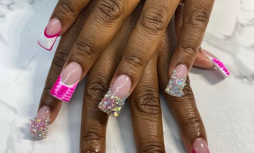 Image 7: Nail Art Magic: Gel X / Acrylic Set with Extra Hand Massage