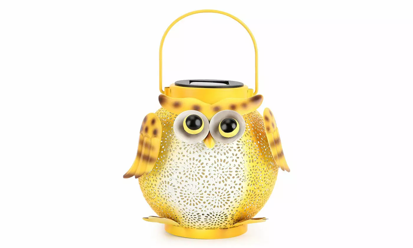 ItBelongs2U Waterproof Metal LED Solar Garden Hanging Tabletop Lamp