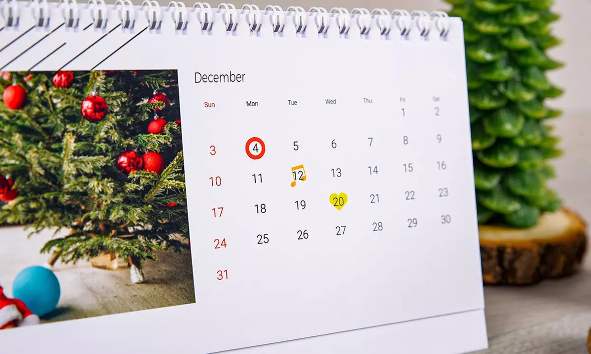 Foto-Tisch-Kalender im A5-Format