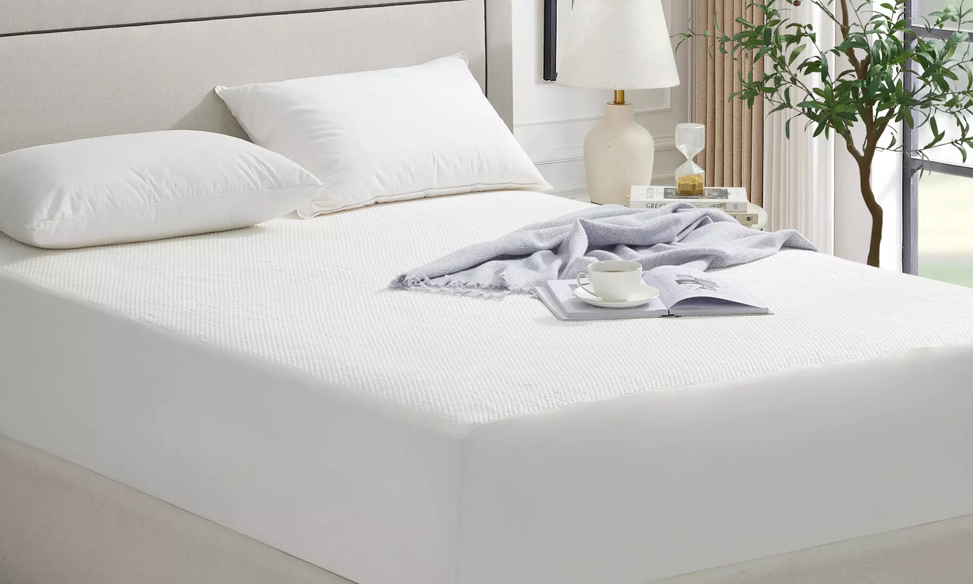Dan River Ice Cooling Waterproof Mattress Protector 