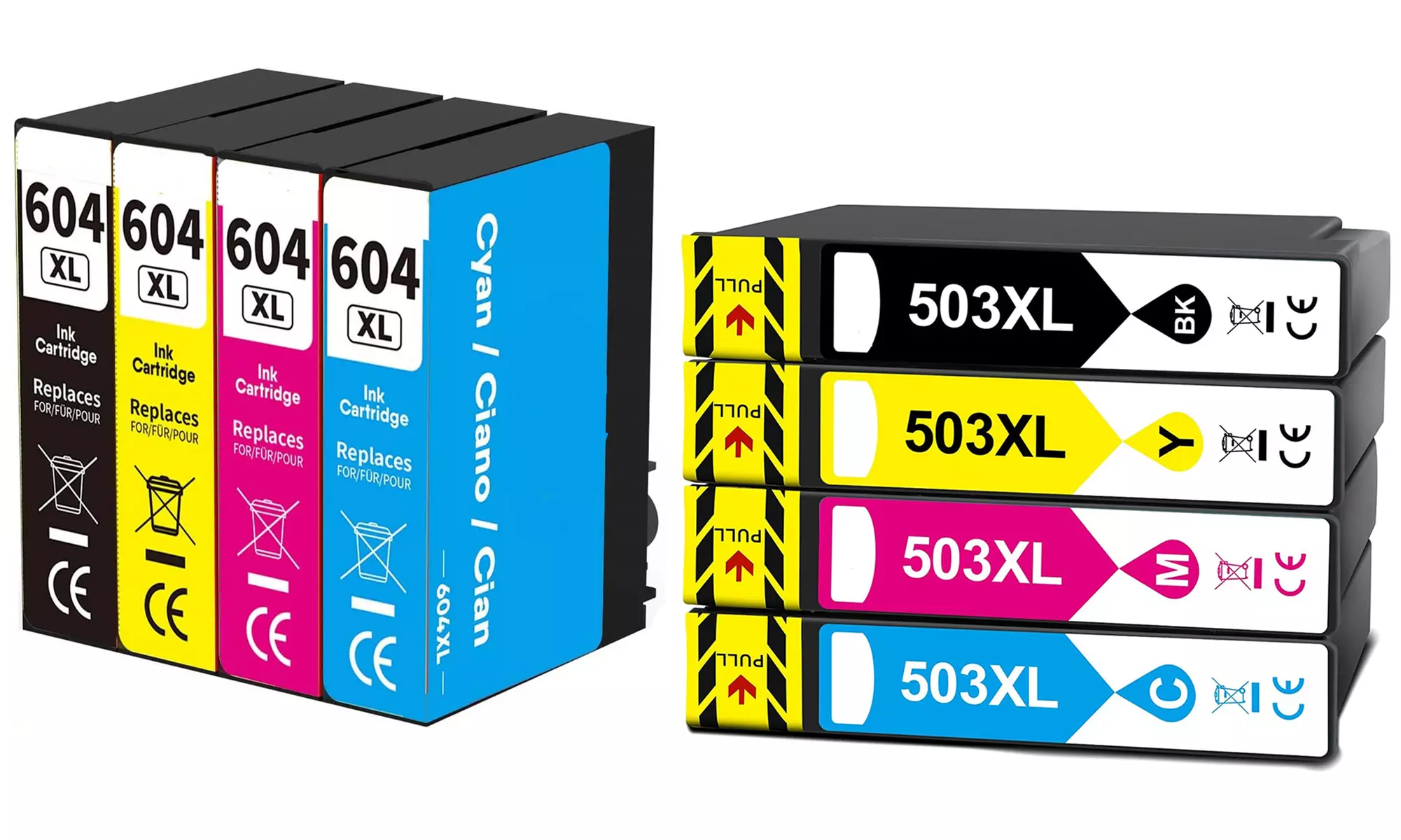 Pack de 4 cartouches Epson 503XL ou 604XL