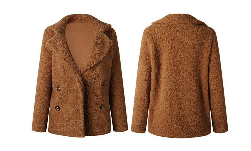 Image 5: Manteau effet mouton