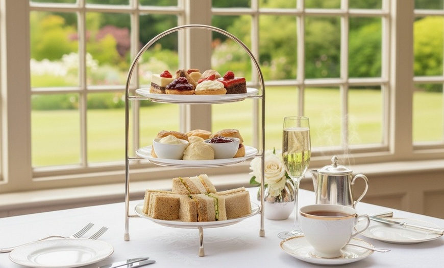 Image 1: Afternoon Tea for One, Two or Four With Optional Fizz