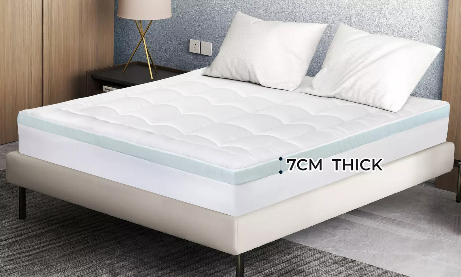 Lavio Memory Foam Mattress Topper Collection