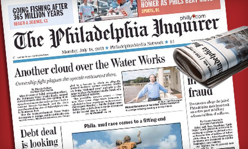 53 Off Sunday "Philadelphia Inquirer" Subscription "Philadelphia