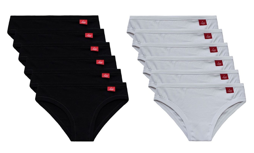 Image 13: 6 o 12 slip da donna a vita bassa o culotte Liabel