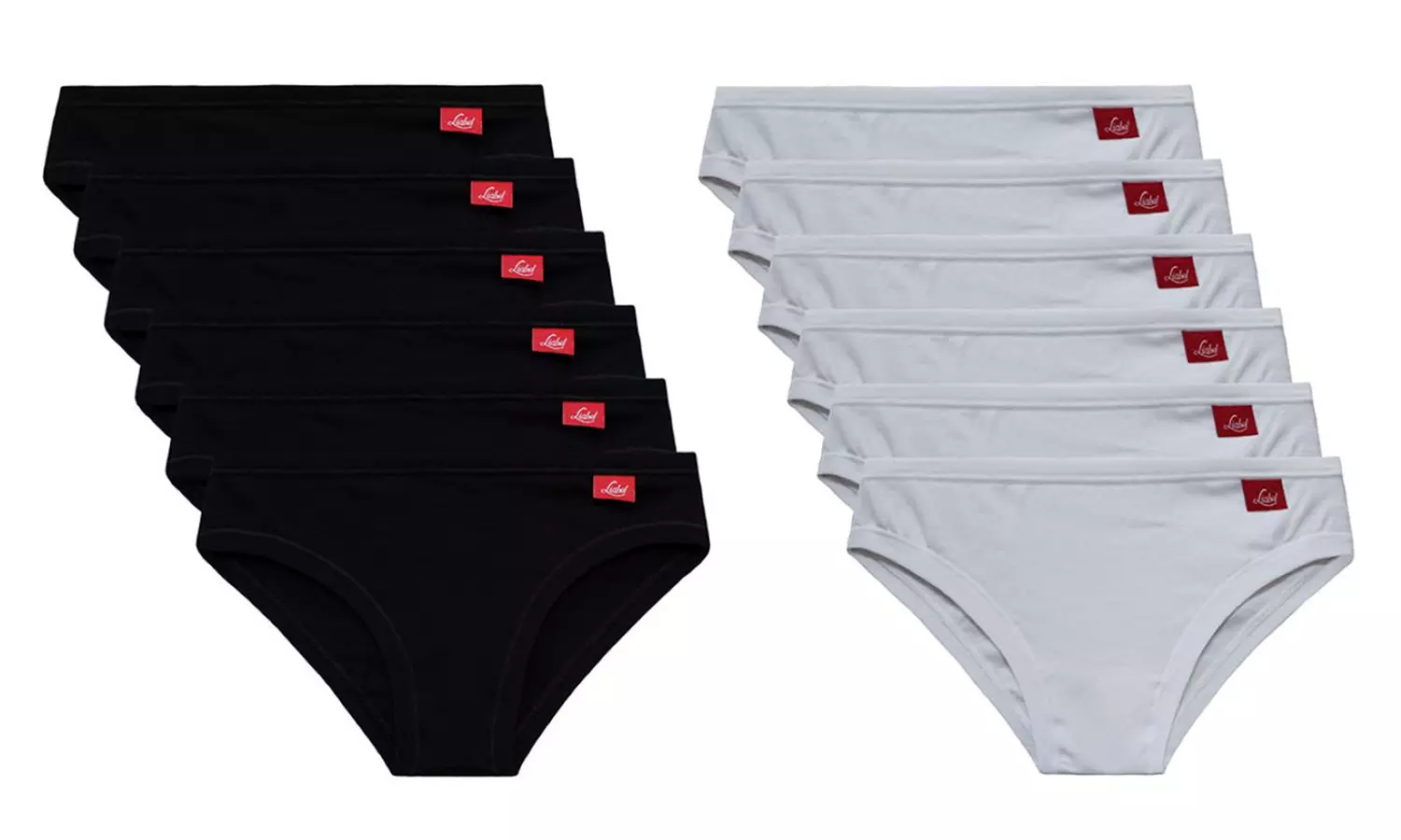 6 o 12 slip da donna a vita bassa o culotte Liabel