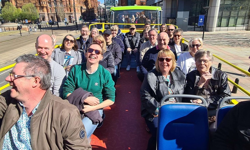 Image 4: Hop on and off Sightseeing Manchester Tour Bus Pass