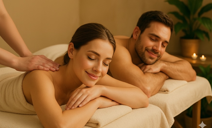 Image 3: Relax with 60 or 90 Minute Massage Options including Couples Session