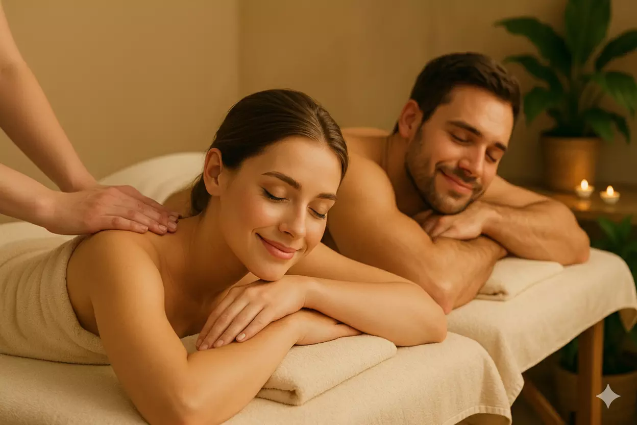 Relax with 60 or 90 Minute Massage Options including Couples Session
