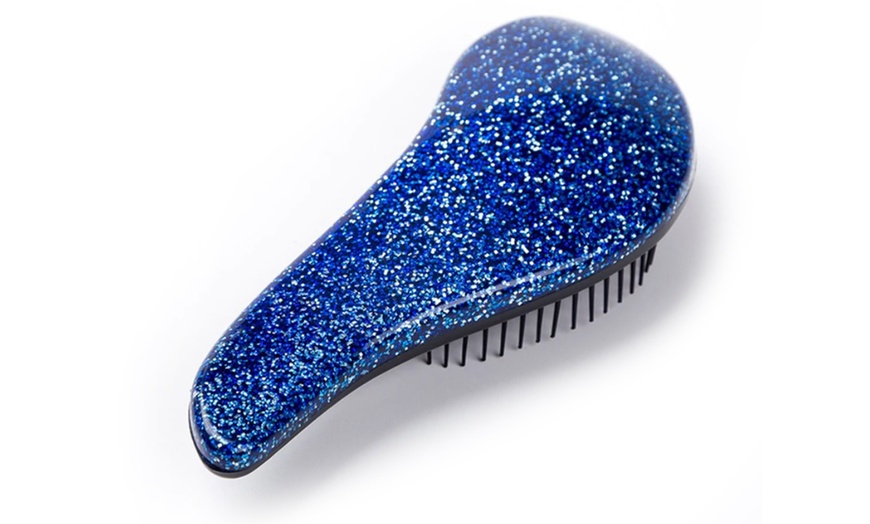 Detangling Glitter Hairbrush | Groupon